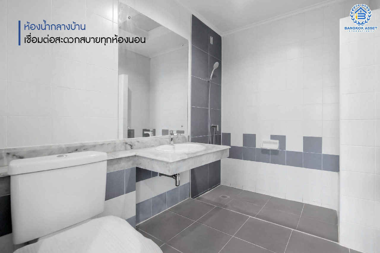 บ้านมือสองตกแต่งใหม่ ม.บุศรินทร์ วงแหวน (บ้านกล้วย-ไทรน้อย) จากแบรนด์ L&H เนื้อที่ 20.5 ตร.ว. ฟังก์ชั่น 3 ห้องนอน 2 ห้องน้ำ ตอบโจทย์ทุกการอยู่อาศัย ใกล้เซ็นทรัลเวสต์เกต และ รถไฟฟ้า "สถานีคลองบางไผ่"